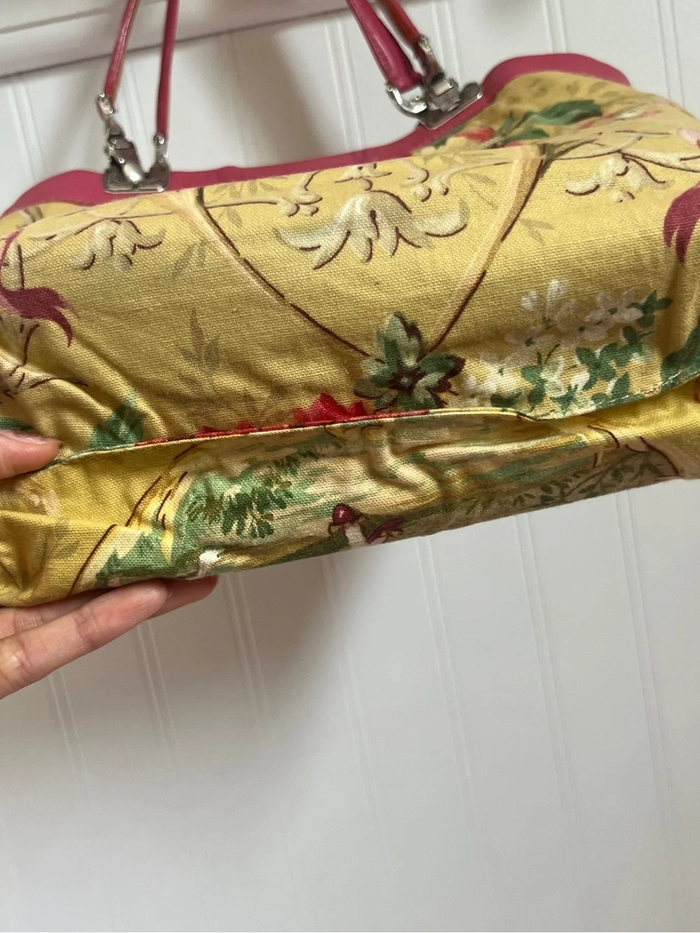 Vintage Brighton Jodi Reversible Heart & Tapestry Tote Bag